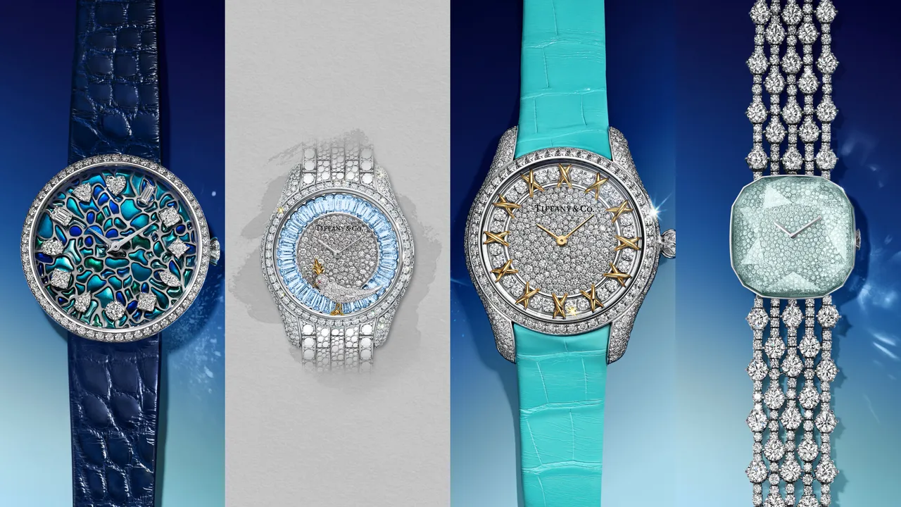 Tiffany & Co.在LVMH鐘錶周獻上4新作。品牌提供