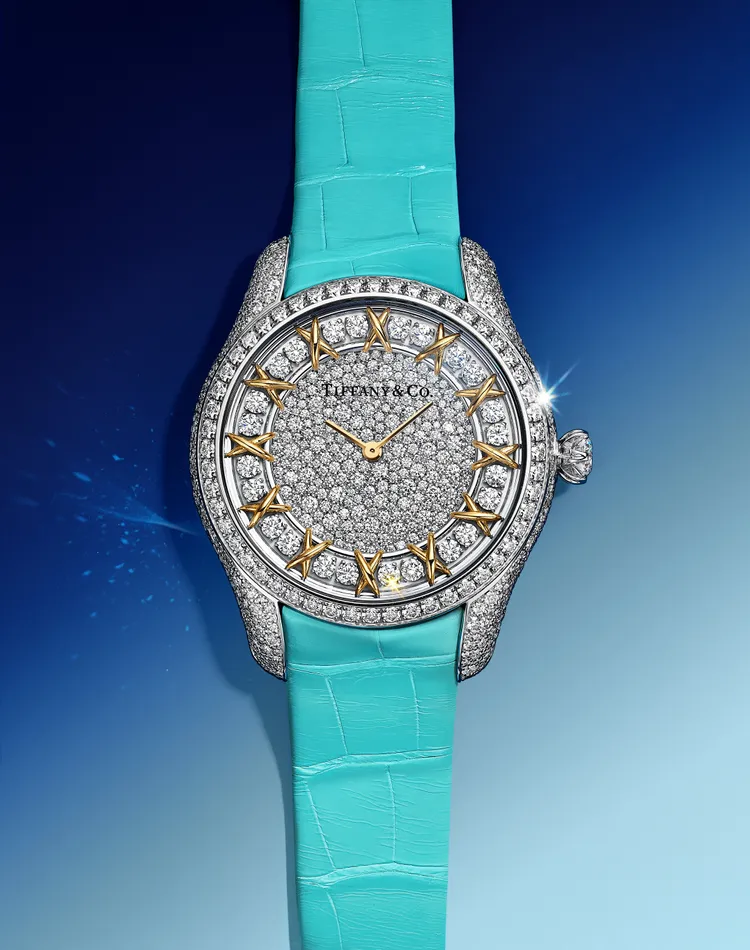 Jean Schlumberger by Tiffany Twenty Four Stone腕錶。品牌提供