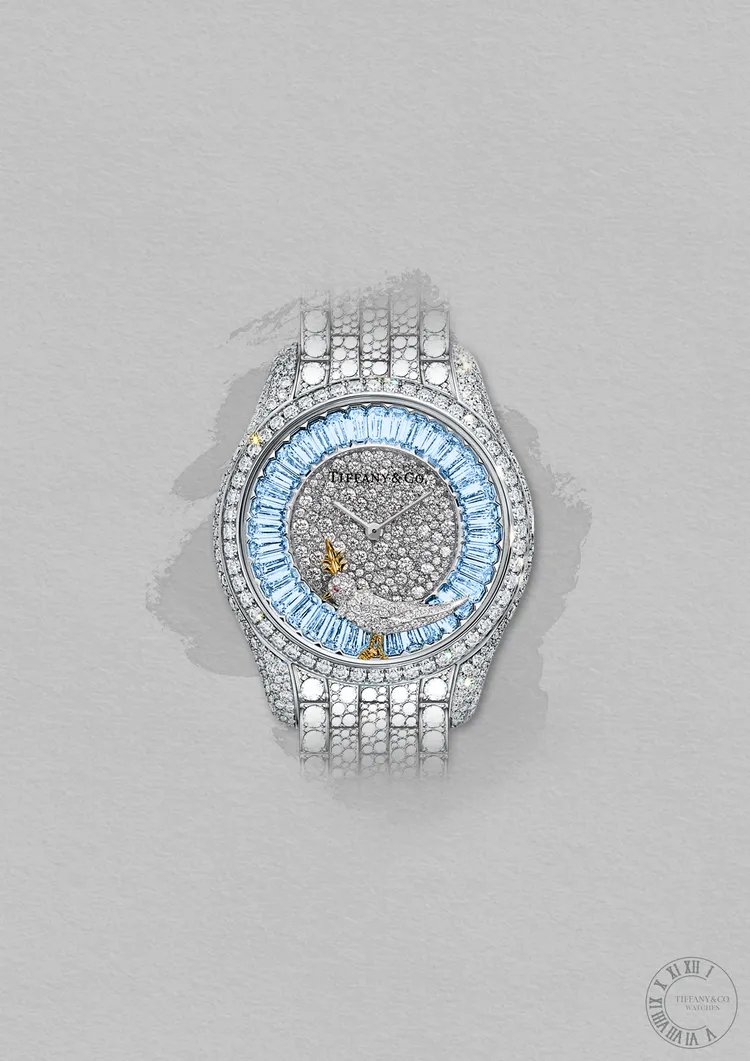 Jean Schlumberger by Tiffany Bird on a Rock腕錶。品牌提供