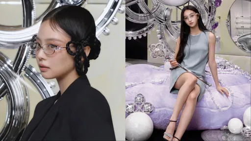 Jennie蝴蝶結編髮超Q 與木村光希俏戴珠寶眼鏡當魔法美少女