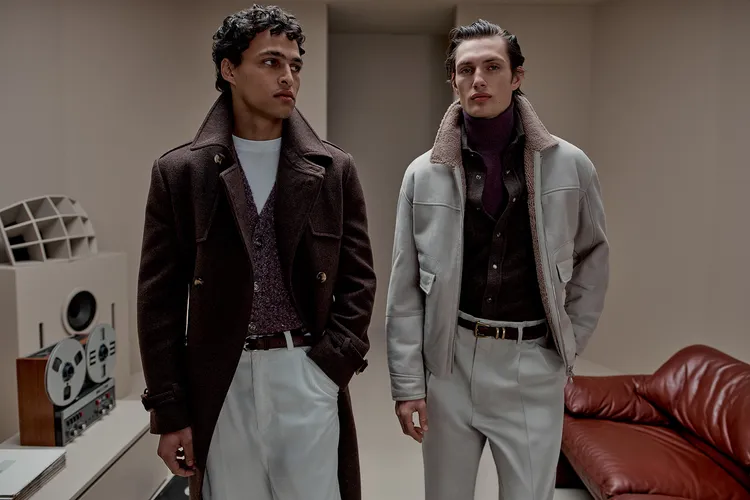 Brunello Cucinelli 2025秋冬男裝系列。品牌提供