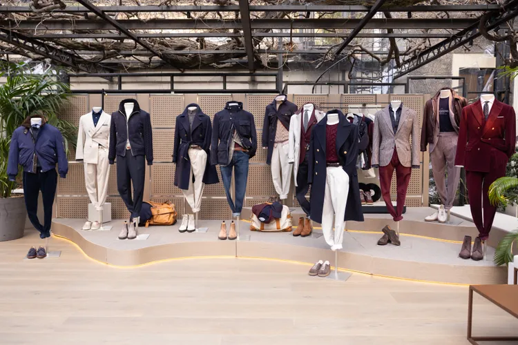 Brunello Cucinelli 2025秋冬男裝系列。品牌提供