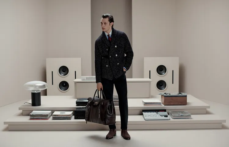 Brunello Cucinelli 2025秋冬男裝系列。品牌提供