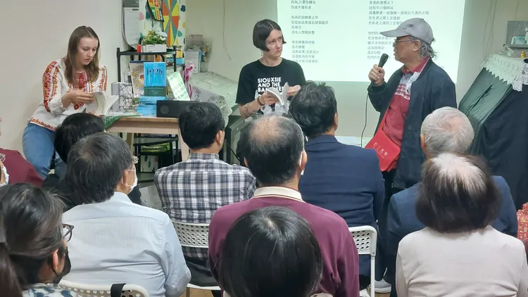 吳錦發說，台灣一定支持烏克蘭，烏克蘭不會孤單。凃建豐攝