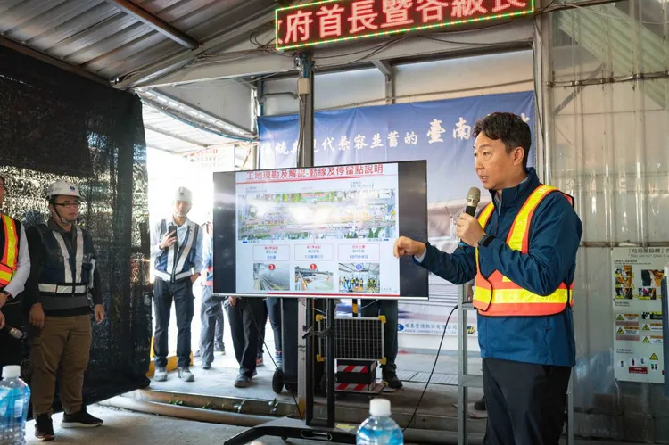 陳世凱表示，目前台南鐵路地下化計畫已克服文資遺構影響等問題。交通部提供