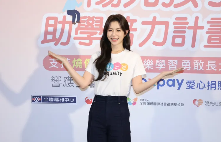 任容萱呼籲大家響應零錢捐。莊宗達攝