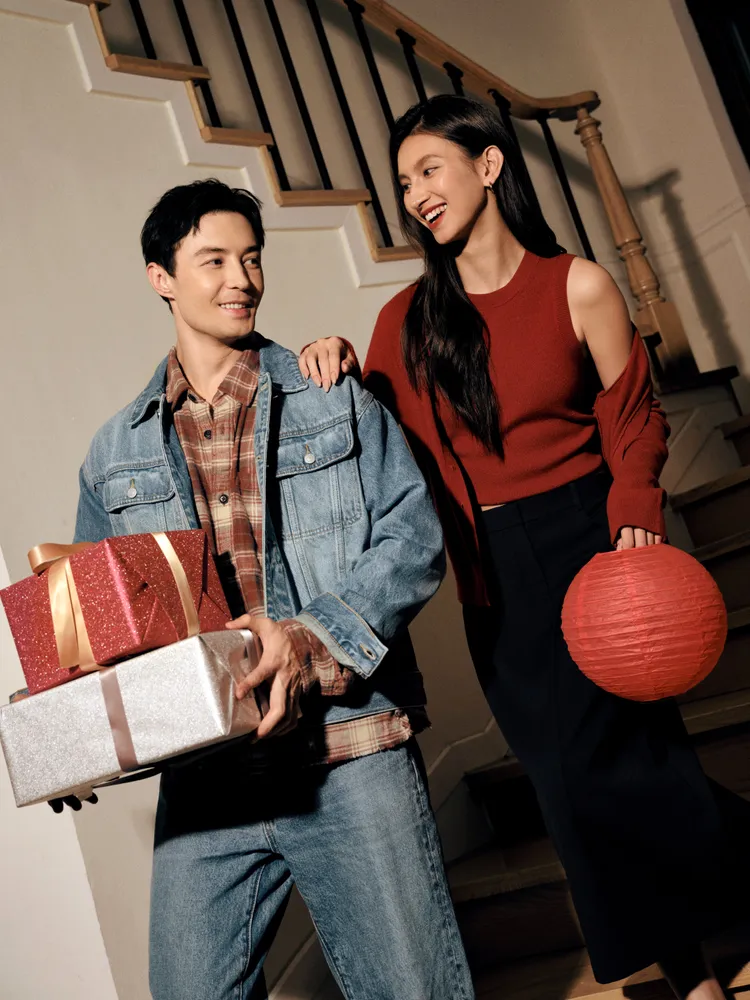 新春系列將傳統蛇年元素注入美式年輕潮流風格之中。品牌提供