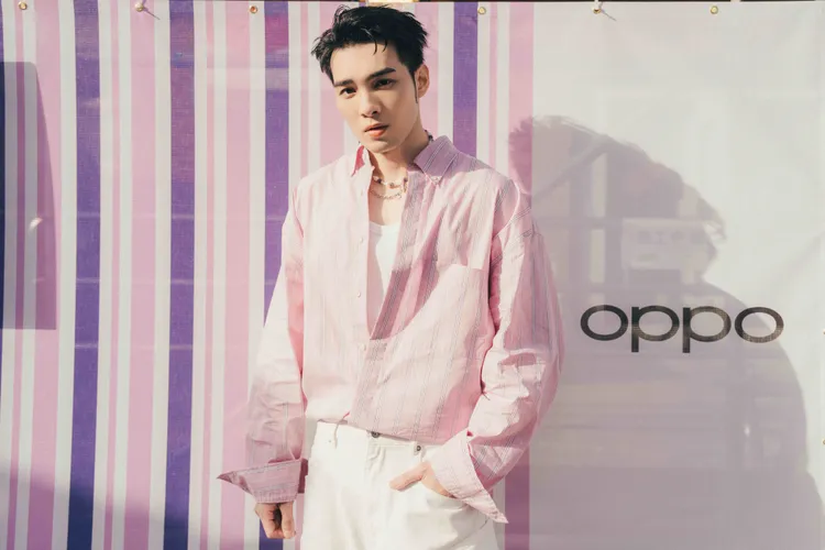 偉晉坦言去年不開心，盼今年平安又順利。圖／OPPO提供