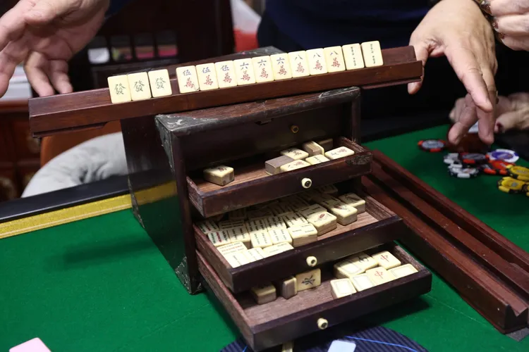 慈禧太后的袖珍麻將。彭欣偉攝