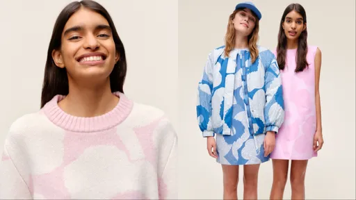 Marimekko游霓可印花換新裝! 用柔玫粉穿出熱戀好氣色