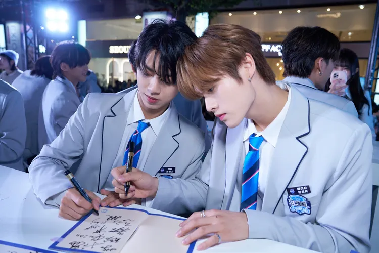 陳麒文（左）與美祥。圖／天空娛樂提供