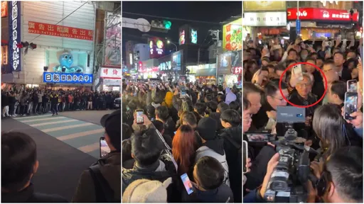 黃仁勳被擠爆「沒吃半口就走」 逢甲夜市回應!2人私下對話曝