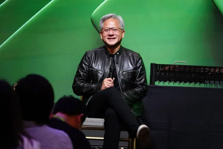 侯友宜說持續爭取輝達總部落腳新北。資料照片