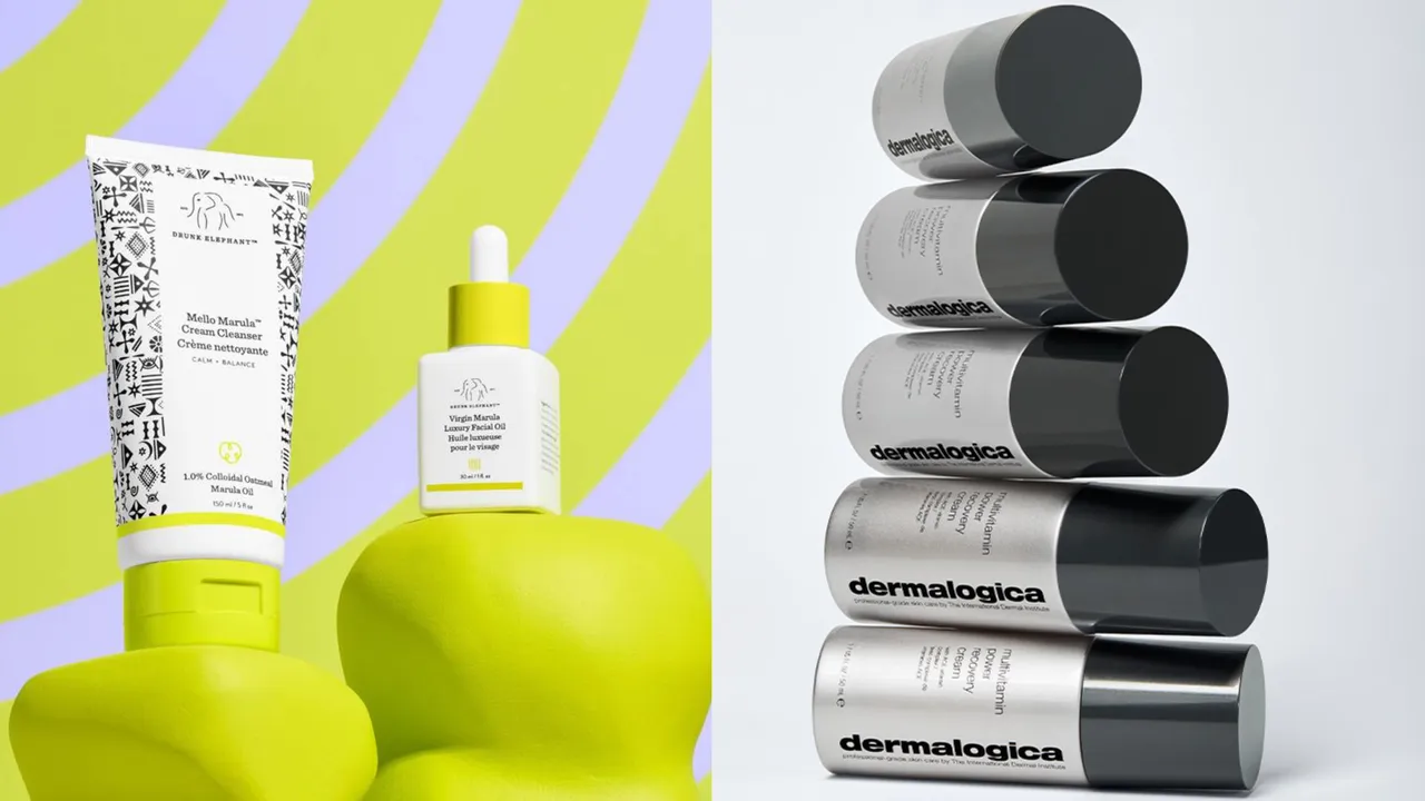 保養品牌醉象（左圖）以瑪魯拉奢華美顏油提出Oil Of The Day（OOTD，油養運動）；另一品牌德卡（右圖）則推出主打減壓穩膚多重維他命超能乳霜。品牌提供