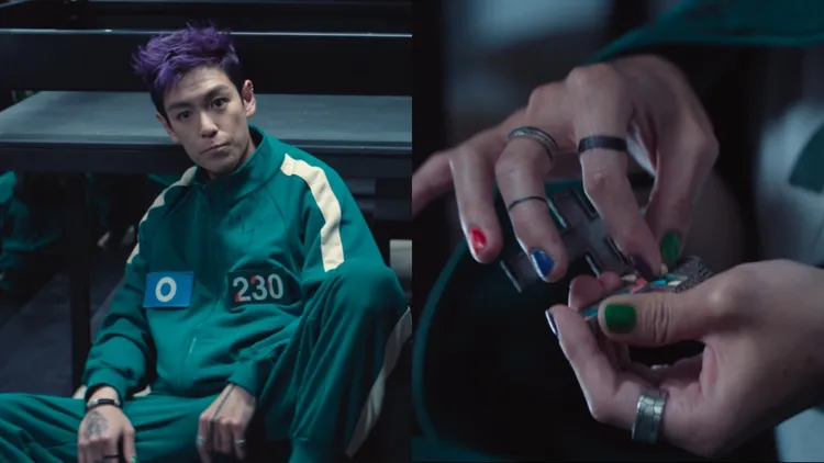 T.O.P在《魷魚遊戲2》飾演嗑藥前嘻哈歌手，遭酸「根本演自己」。翻攝Netflix