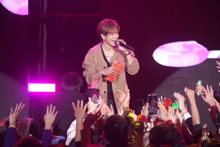 羅志祥上台表演掀高潮。攝影中心攝