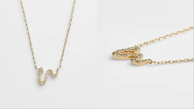 「10K蛇年鑽石項鍊」全長40cm，36cm位置有調節環設計，可自由調整長度。品牌提供