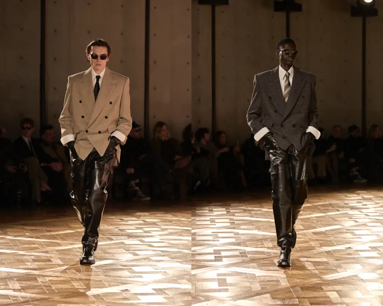 Saint Laurent 2025秋冬男裝。品牌提供