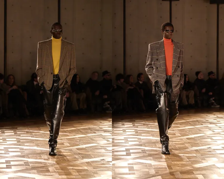 Saint Laurent 2025秋冬男裝。品牌提供