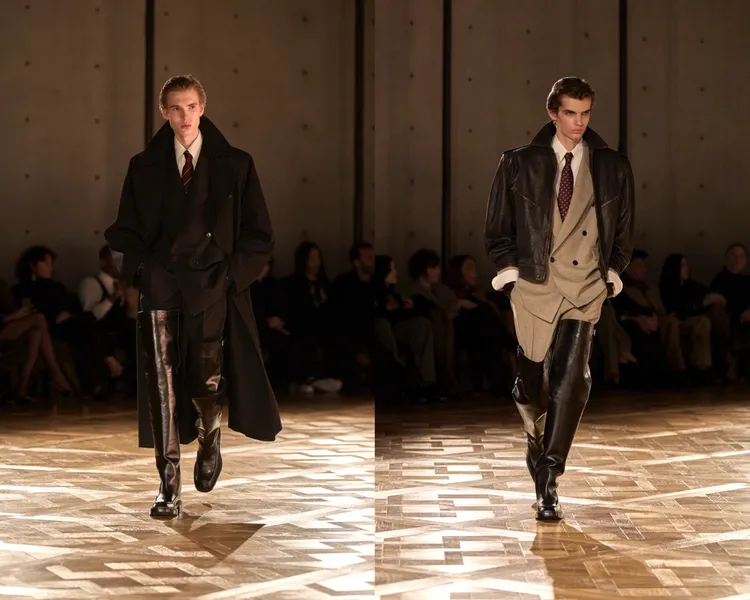 Saint Laurent 2025秋冬男裝。品牌提供