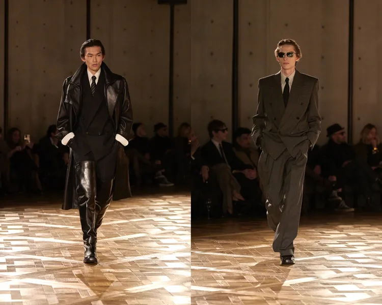 Saint Laurent 2025秋冬男裝。品牌提供
