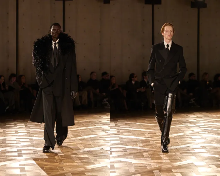 Saint Laurent 2025秋冬男裝。品牌提供