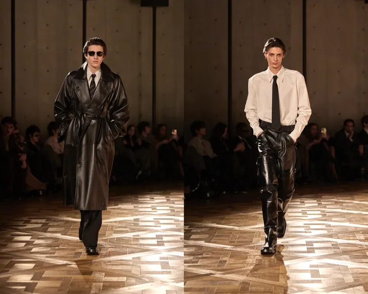 Saint Laurent 2025秋冬男裝。品牌提供