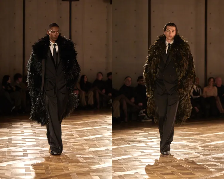 Saint Laurent 2025秋冬男裝。品牌提供