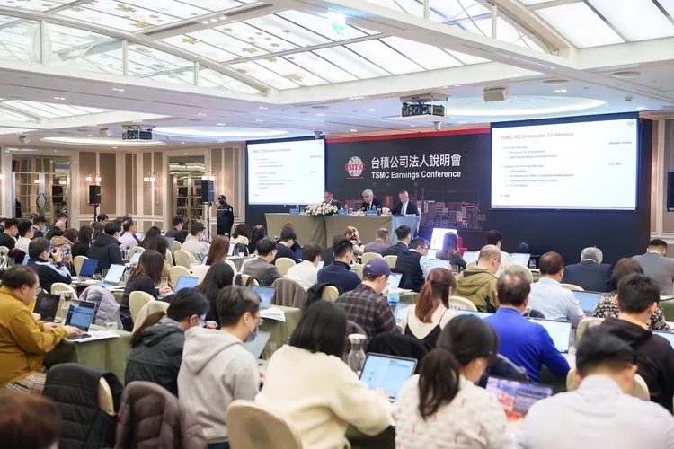 台積電16日召開法說會。台積電提供