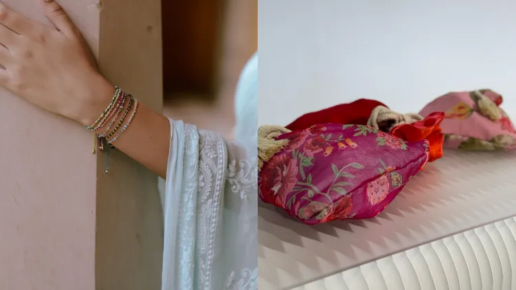 與印度婦女合作的I am捐贈計劃系列。品牌提供、張家玲攝