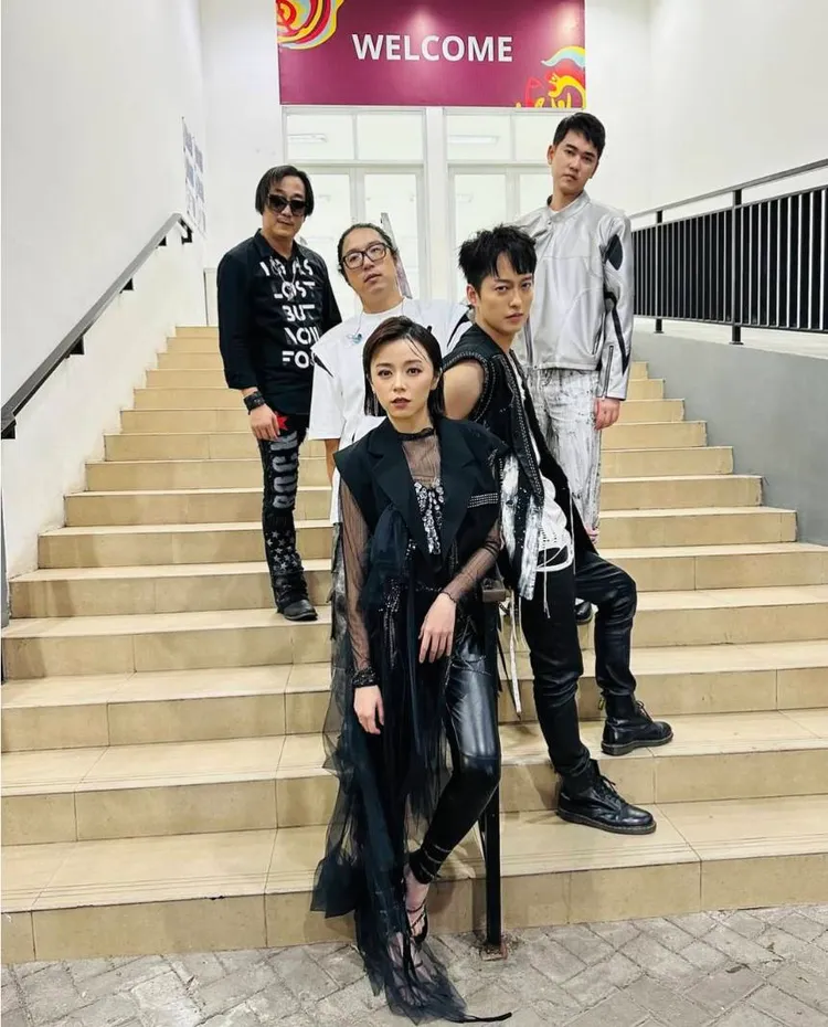 霸氣樂團赴雅加達亞洲電視大獎表演。民視提供