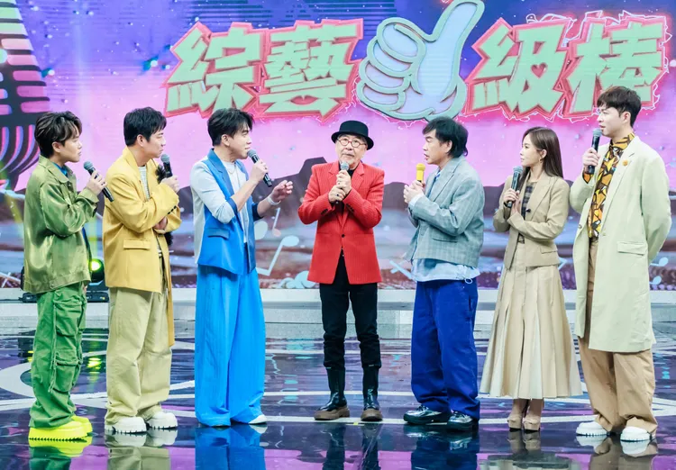 孫情接受《綜藝一級棒》主持群訪問。中視提供