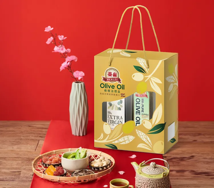 泰山新年橄欖油禮盒。業者提供