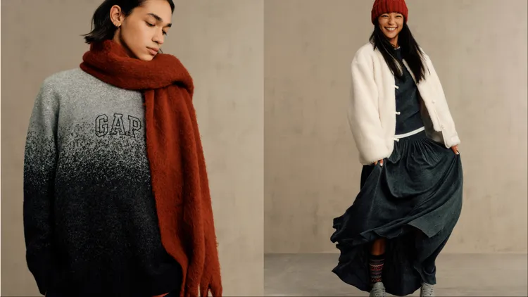 紅色配件如圍巾、針織毛帽等可以點綴在造型中。品牌提供