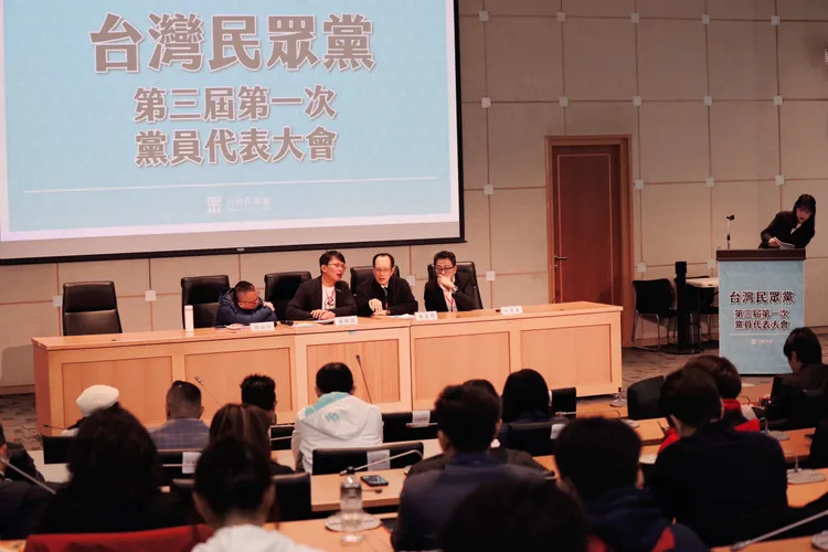 台灣民眾黨代理黨主席黃國昌。李俊毅攝