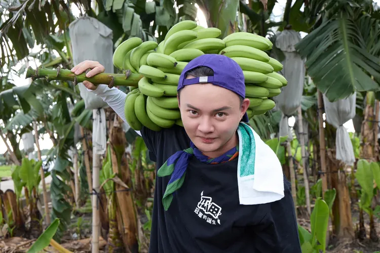許富凱化身「蕉王」。三立提供