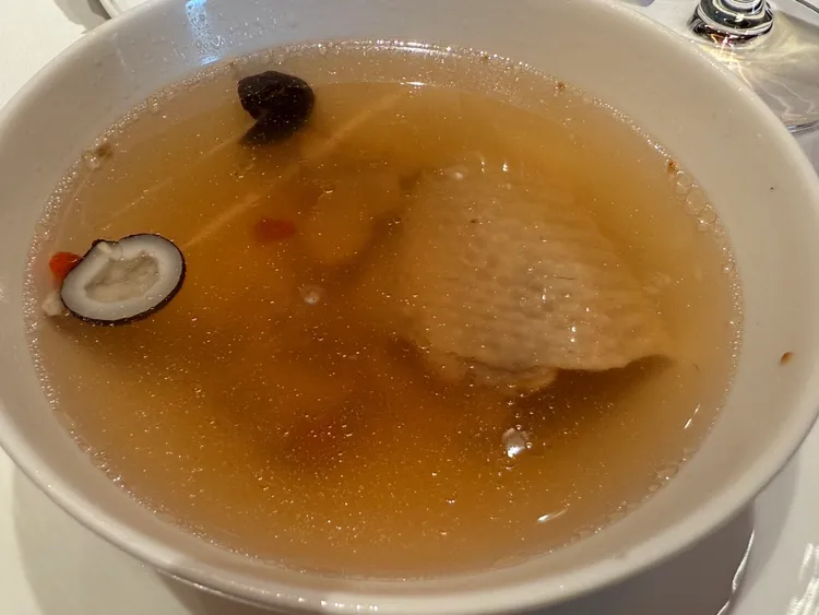 湯品「大雪溫補」。陳揚盛攝