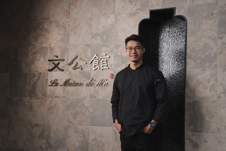 文公館主廚林昊語話不多但歷經多間星級餐廳的打磨，耐心及創意十足。業者提供
