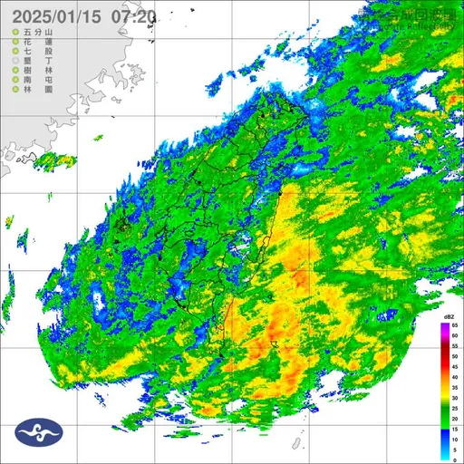 整個台灣被蓋住了!雨勢最大時段曝 全台持續溼冷