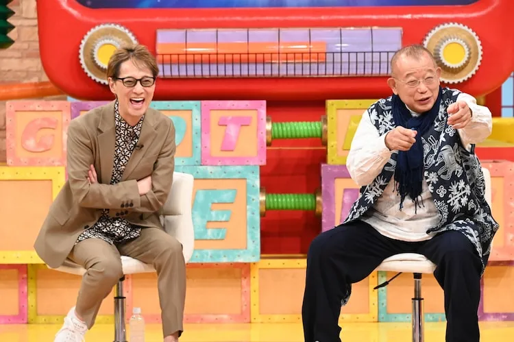 中居正廣（左）和笑福亭鶴瓶一起主持節目20多年。翻攝日本yahoo