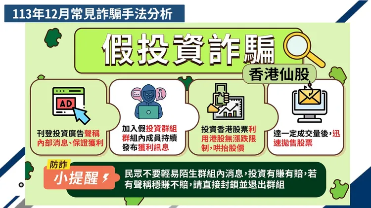 國人最常上當的假投資詐騙。翻攝畫面
