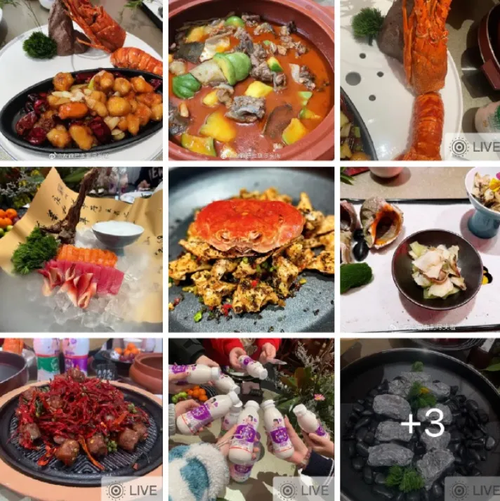 趙露思請粉絲吃大餐。翻攝咕嚕黑化了微博