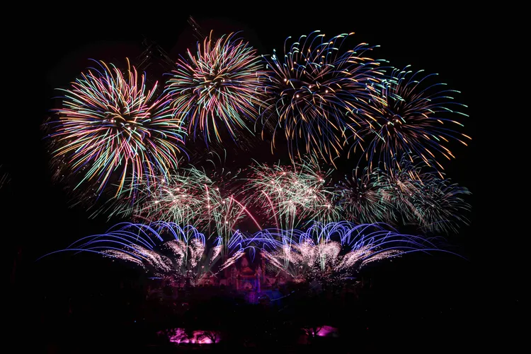 六福村煙火秀。六福村提供