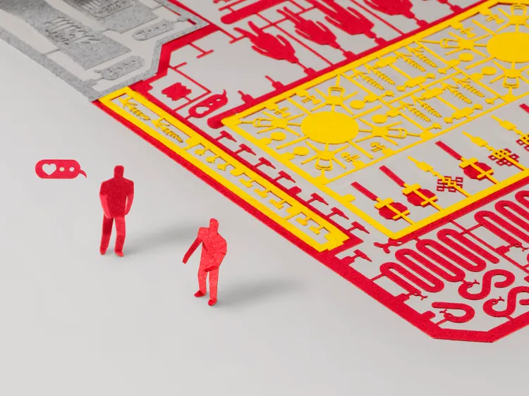 寺田模型 (TERADA MOKEI) 主要致力於將平常運用於建築模型和立體模型的1/100縮小版紙模型工藝的創意化。業者提供