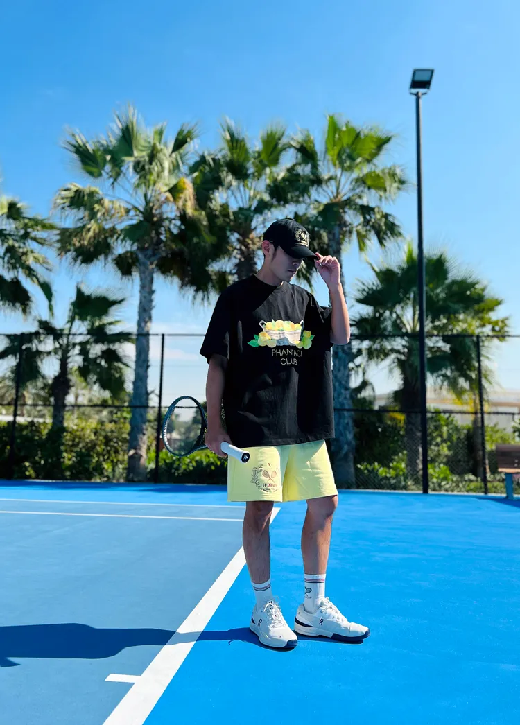 周杰倫將他所熱愛的網球元素融入設計。品牌提供