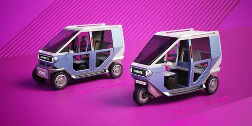 瞄準印度「最後一哩」交通 Hyundai推出電動嘟嘟車與微型四輪車概念車