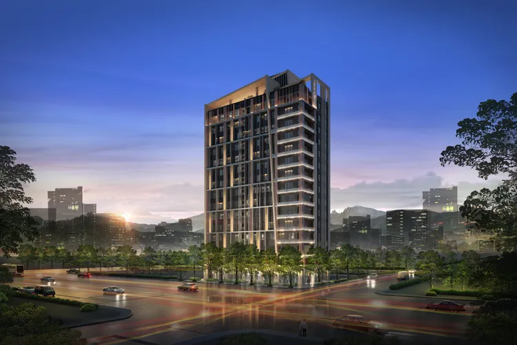 「佳元當代美術館」民生東路燙金門牌，主流坪數格局設計，北市新難得一見絕美建築。