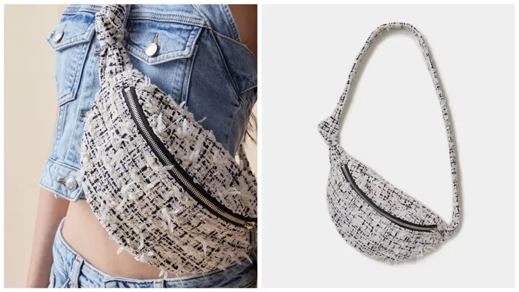 KARA腰包米色，6880元。翻攝官網