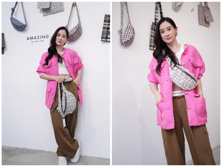 李晶晶自創時尚品牌AMAZING by Jing Jing今日舉辦新品發表。彭欣偉攝