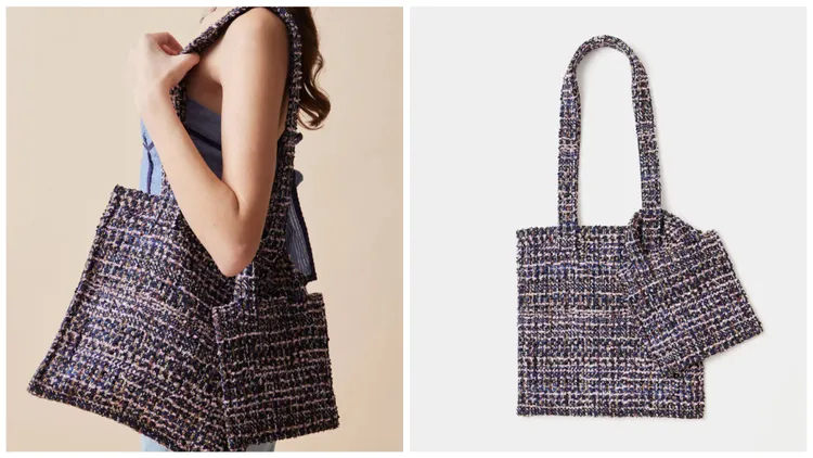 MAGGIE子母包粉&海軍藍，6480元。翻攝官網